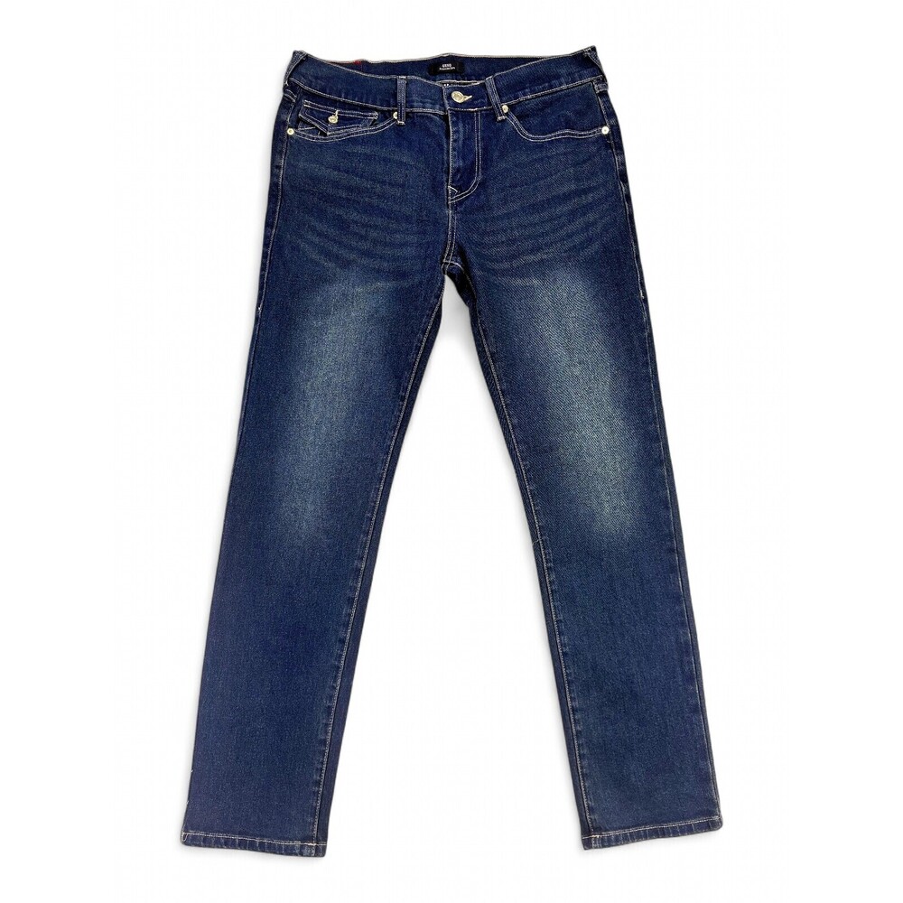 True Religion Men's Relaxed Fit Jeans Waist 32 Dark Wash